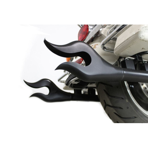 PartzBiz HD: 4401212-V-Twin 30-1436 Black 36" Flame Exhaust Pipe Extension Slip-On Harley FLT 95-16 Tour Glide Road Glide Custom best New Upgrade Tips PartzBiz HD: 4401212-V-Twin 30-1436 Black 36" Flame Exhaust Pipe Extension Slip-On Harley FLT 95-16 Tour Glide Road Glide Custom best New Upgrade Tips