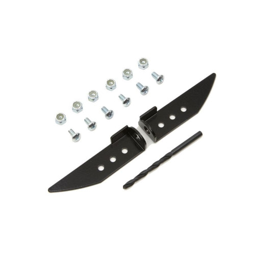 PartzBiz HD: 4401214-V-Twin 31-0344 Black Upper Fairing Bracket Repair Kit Harley Touring FLT 79-Up softail crossbones Custom chopper bike Blackout Replacement Upgrade custom bagger dresser road glide 