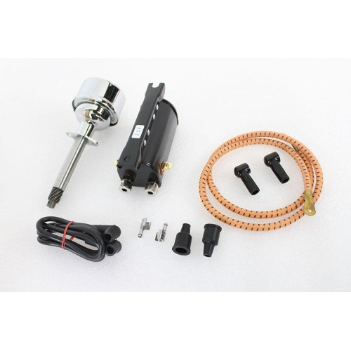 PartzBiz HD: 4401182-V-Twin 32-1505 12 Volt Automatic Advance Distributor & Coil Kit Harley '48-'60 softail crossbones Custom chopper bike Blackout Replacement Upgrade custom bagger dresser road glide 30-0672 PartzBiz HD: 4401182-V-Twin 32-1505 12 Volt Automatic Advance Distributor & Coil Kit Harley '48-'60 softail crossbones Custom chopper bike Blackout Replacement Upgrade custom bagger dresser road glide 30-0672
