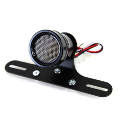 PartzBiz HD VT33-1663 - V-Twin 33-1663 Wyatt Gatling Bullet 12V LED สีแดงรถจักรยานยนต์ไฟเบรค Harley Davidson Softail Bullet ที่ดีที่สุดใหม่อัพเกรดเปลี่ยน
