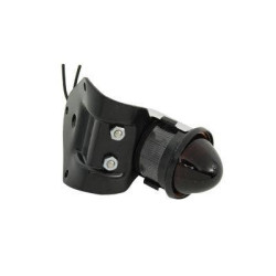 PartzBiz HD VT33-2151 - V-Twin 33-2151 ไฟท้าย Chrome 12V เลนส์กระจกแดง Harley K '52-'54