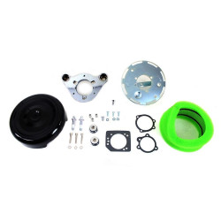 PartzBiz HD VT34-1355 - V-Twin 34-1355 Round Bobbed ครอบกรองอากาศ 8” HD Softail & Sportster 11-17 xl fxst flst