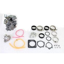 PartzBiz HD VT35-1751 - V-Twin 35-1751 40mm CV Carburetor Kit Harley Shovelhead 1970-1984 big twin davidson replica replacement best for performance PartzBiz HD VT35-1751 - V-Twin 35-1751 40mm CV Carburetor Kit Harley Shovelhead 1970-1984 big twin davidson replica replacement best for performance