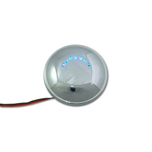 PartzBiz HD: 4401109-V-Twin 38-0506 Chrome Fuel Gauge w/ LED Display 08-Up H-D Softail Touring Dyna Best New Gas Monitor Upgrade Replacement 
