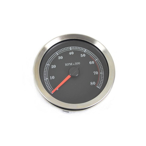 PartzBiz HD: 4401090-V-Twin 39-0984 4" Black Electronic Tachometer Harley Big Twin FL FX  XL 04-13