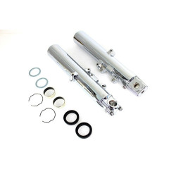 PartzBiz HD VT24-1340 - V-Twin 41mm Chrome Lower Fork Slider Set OE Repl 45500167 Harley FLT 00-13 PartzBiz HD VT24-1340 - V-Twin 41mm Chrome Lower Fork Slider Set OE Repl 45500167 Harley FLT 00-13