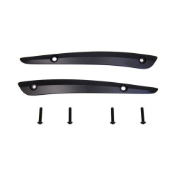 PartzBiz HD VT42-0235 - V-Twin 42-0235 Black Split Windshield Trim Set OE 57400320 Harley FLTR 2015-UP electra street glide ที่ดีที่สุดสำหรับการอัพเกรดเปลี่ยน davidson