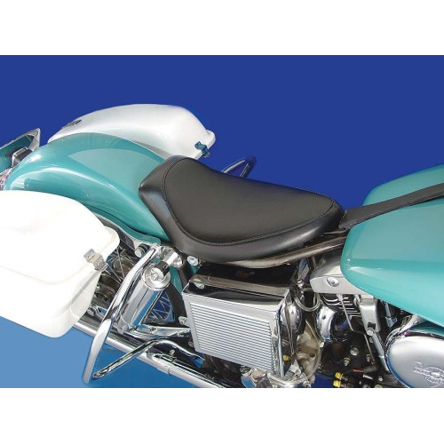 PartzBiz HD: 4401045-V-Twin 47-0599 Vinyl Frame Mount Solo Seat Black Harley FX FL 65-84 buy best new replacement upgrade chopper Bobber classic vintage