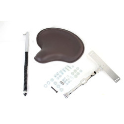 PartzBiz HD VT47-0997 - V-Twin 47-0997 Gorbin Gentry Brown Leather Replica Solo Seat Kit Harley FL 41-64 best new replacement upgrade chopper Bobber classic vintage PartzBiz HD VT47-0997 - V-Twin 47-0997 Gorbin Gentry Brown Leather Replica Solo Seat Kit Harley FL 41-64 best new replacement upgrade chopper Bobber classic vintage