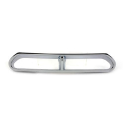 PartzBiz HD VT49-0826 - V-Twin 49-0826 Chrome Front Upper Fairing Air Duct Bezel Accent Trim 14-19 Harley Davidson Road Glide FLTR Custom Replacement Upgrade Chopper อุปกรณ์จักรยาน