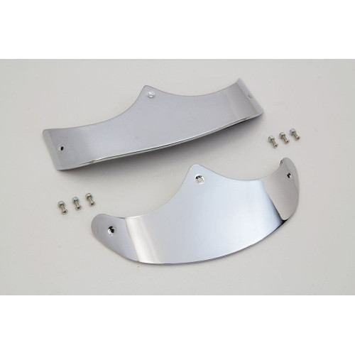 PartzBiz HD: 4401010-V-Twin 50-1230 Chrome Smooth Fender Tip Set 59285-89 59286-89 Harley FLSTF 90-06 PartzBiz HD: 4401010-V-Twin 50-1230 Chrome Smooth Fender Tip Set 59285-89 59286-89 Harley FLSTF 90-06