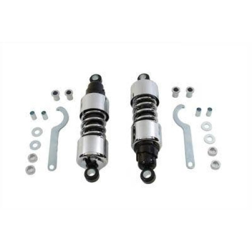 PartzBiz HD: 4400988-V-Twin 54-0027 Chrome 13-1/2" AEE Dura Rear Shock Set 54-78 Harley FL & XL