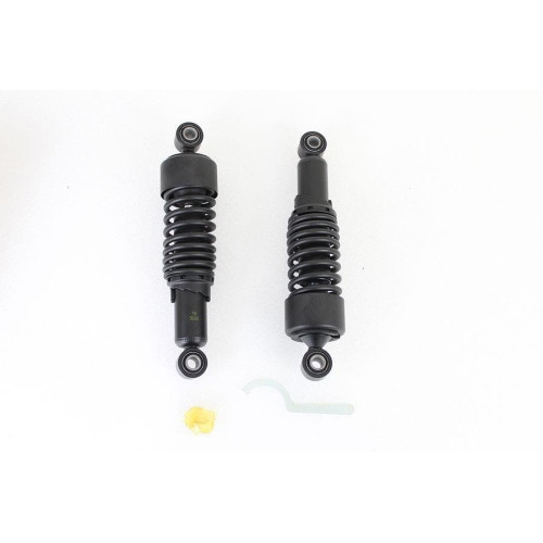 PartzBiz HD: 4400989-V-Twin 54-0063 Black Dura AEE 11" Adjustable Rear Shocks 85-Up Harley Davidson Touring FLHT FLHR FLHX FLTR Custom Lowing Short Performance Suspension Springs Kit Upgrade