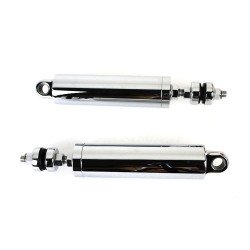 PartzBiz HD VT54-0175 - V-Twin 54-0175 Chrome Billet 11" Shock Set 00-17 Harley Davidson Softail FLST FXST custom motorcycle suspension replacement PartzBiz HD VT54-0175 - V-Twin 54-0175 Chrome Billet 11" Shock Set 00-17 Harley Davidson Softail FLST FXST custom motorcycle suspension replacement