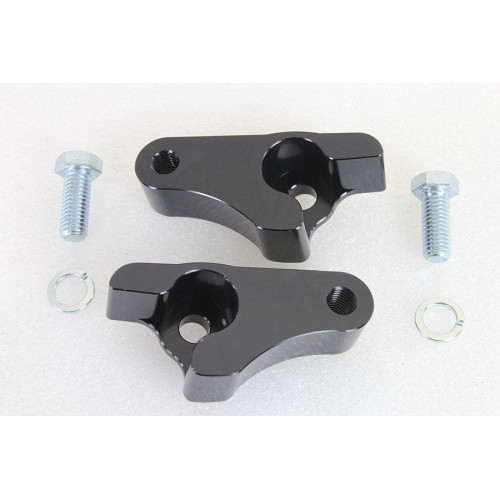 PartzBiz HD: 4400954-V-Twin 54-0545 Black Rear Shock Lowering Kit Drop Brackets Harley FLT 09-Up