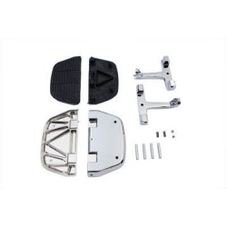 PartzBiz HD VT27-0854 - V-Twin Chrome Passenger Footboards D-Shaped 53070-00A Harley FLT Touring 93-17 PartzBiz HD VT27-0854 - V-Twin Chrome Passenger Footboards D-Shaped 53070-00A Harley FLT Touring 93-17