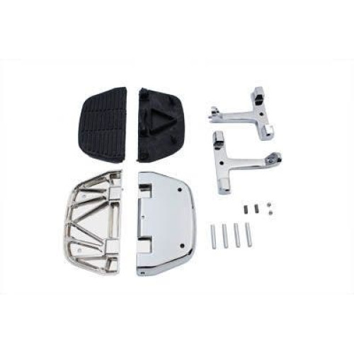 PartzBiz HD: 4400943-V-Twin Chrome Passenger Footboards D-Shaped 53070-00A Harley FLT Touring 93-17 PartzBiz HD: 4400943-V-Twin Chrome Passenger Footboards D-Shaped 53070-00A Harley FLT Touring 93-17