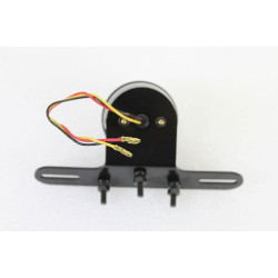 PartzBiz HD VT33-1324 - V-Twin รถจักรยานยนต์บังโคลนหลัง LED ไฟเบรกป้ายทะเบียนเมาสากล 12 โวลต์หยุดทองแดงที่กำหนดเองจักรยานฮาร์เลย์แสงอัพเกรดเปลี่ยน