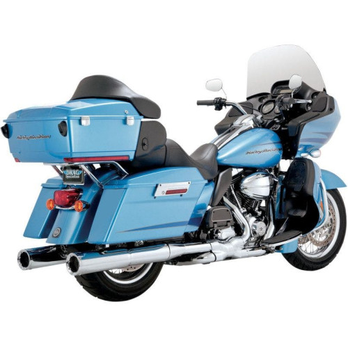 PartzBiz HD: 4400869-ท่อเก็บเสียง Slip-Ons Chrome Hi-Output ของ Vance & Hines สำหรับ Harley Touring 95-14 | 16455 PartzBiz HD: 4400869-ท่อเก็บเสียง Slip-Ons Chrome Hi-Output ของ Vance & Hines สำหรับ Harley Touring 95-14 | 16455
