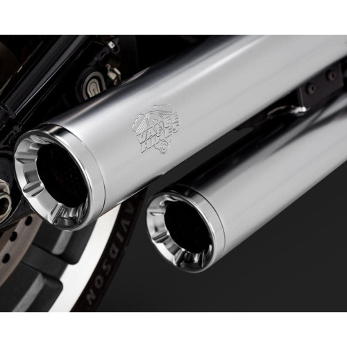 PartzBiz HD: 4400877-Vance & Hines 16722 Chrome Eliminator 300 Slip On Mufflers 18-Up Softail M8 FXBR FLFB FXLR FLSL FXBB breakout fat boy lowrider slim street bob 1801-1255 18011255 VH0301 PartzBiz HD: 4400877-Vance & Hines 16722 Chrome Eliminator 300 Slip On Mufflers 18-Up Softail M8 FXBR FLFB FXLR FLSL FXBB breakout fat boy lowrider slim street bob 1801-1255 18011255 VH0301