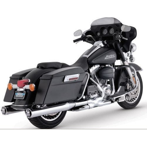 PartzBiz HD: 4400878-Vance & Hines Monster Round Slip Ons สำหรับ 95-14 Harley FLH | 16773