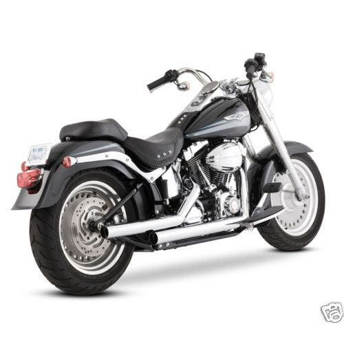 PartzBiz HD: 4400829-ท่อ Vance & Hines Chrome Straightshots สำหรับ 86-11 Harley Softail FXST FLST | 17817 PartzBiz HD: 4400829-ท่อ Vance & Hines Chrome Straightshots สำหรับ 86-11 Harley Softail FXST FLST | 17817