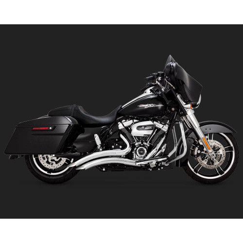 PartzBiz HD: 4400803-Vance & Hines 26073 Chrome Big Radius 2 into 2 Exhaust 17-Up Harley Touring M8 PartzBiz HD: 4400803-Vance & Hines 26073 Chrome Big Radius 2 into 2 Exhaust 17-Up Harley Touring M8