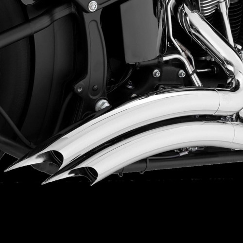 PartzBiz HD: 4400804-Vance & Hines 26369 49 State Chrome Big Radius Exhaust for Harley Softail 00-17 | 26369 PartzBiz HD: 4400804-Vance & Hines 26369 49 State Chrome Big Radius Exhaust for Harley Softail 00-17 | 26369