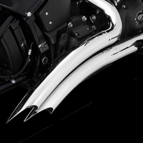 PartzBiz HD: 4400805-Vance & Hines 26377 49 State Chrome Big Radius Exhaust สำหรับ Harley M8 Softail 18-22 | 26377 PartzBiz HD: 4400805-Vance & Hines 26377 49 State Chrome Big Radius Exhaust สำหรับ Harley M8 Softail 18-22 | 26377