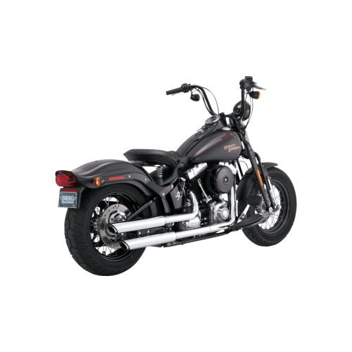 PartzBiz HD: 4400814-Vance & Hines 3" Round Twin Slash Slip-On Chrome Mufflers 4 Harley 07-09 FLSTN/FLSTSB | 16842 PartzBiz HD: 4400814-Vance & Hines 3" Round Twin Slash Slip-On Chrome Mufflers 4 Harley 07-09 FLSTN/FLSTSB | 16842
