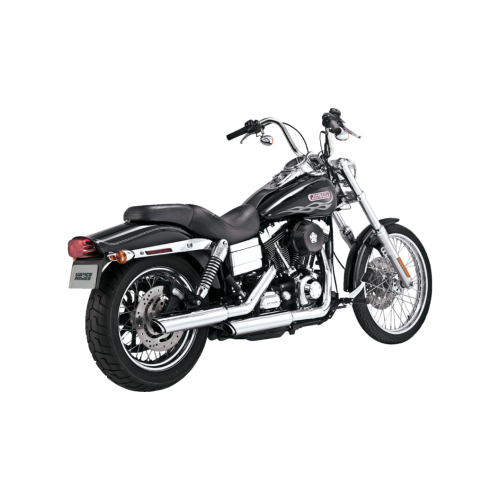 PartzBiz HD: 4400816-Vance & Hines 3" Round Twin Slash Slip-On Chrome Mufflers 4 Harley 91-09 FXD Models | 16838 PartzBiz HD: 4400816-Vance & Hines 3" Round Twin Slash Slip-On Chrome Mufflers 4 Harley 91-09 FXD Models | 16838