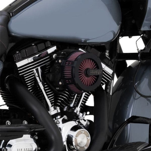 PartzBiz HD: 4400821-Vance & Hines 40365 Black VO2 Cage Fighter Air Intake Harley Twin Cam TBW 08-17 | 40365 PartzBiz HD: 4400821-Vance & Hines 40365 Black VO2 Cage Fighter Air Intake Harley Twin Cam TBW 08-17 | 40365