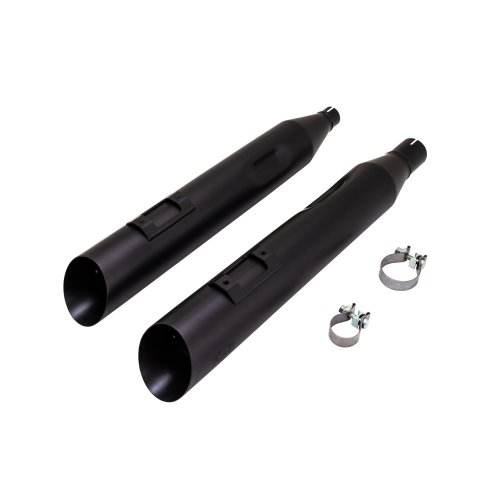 PartzBiz HD: 4400725-Vance & Hines 46764 Black Backslash 4.5 Slip On ท่อเก็บเสียง Harley M8 FLH PartzBiz HD: 4400725-Vance & Hines 46764 Black Backslash 4.5 Slip On ท่อเก็บเสียง Harley M8 FLH