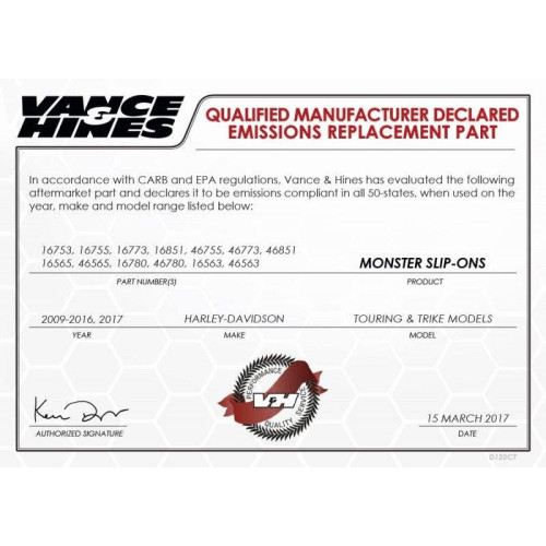 PartzBiz HD: 4400726-Vance & Hines 46780 Black Monster Rounds Mufflers Slip Ons Harley 17-Up Milwaukee M8 PartzBiz HD: 4400726-Vance & Hines 46780 Black Monster Rounds Mufflers Slip Ons Harley 17-Up Milwaukee M8