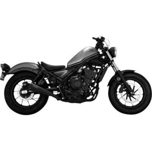PartzBiz HD: 4400706-Vance & Hines 48421 Upsweep Slip-On Muffler Black Honda Rebel 300 500 17-20 replacement best for performance upgrade exhaust PartzBiz HD: 4400706-Vance & Hines 48421 Upsweep Slip-On Muffler Black Honda Rebel 300 500 17-20 replacement best for performance upgrade exhaust