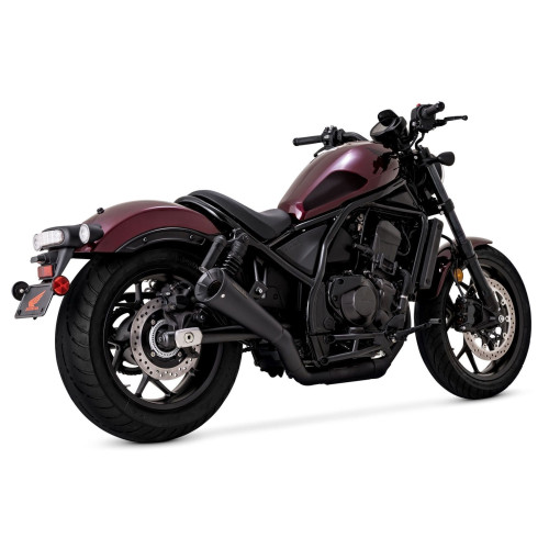 PartzBiz HD: 4400707-Vance & Hines 48425 Black Upsweep Slip-On Muffler Honda Rebel 1100 2021 PartzBiz HD: 4400707-Vance & Hines 48425 Black Upsweep Slip-On Muffler Honda Rebel 1100 2021