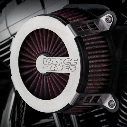 PartzBiz HD: 4400681-Vance & Hines 70366 แปรง VO2 Cage Fighter Air Intake Harley Milwaukee 8 M8 FL FX | 70366