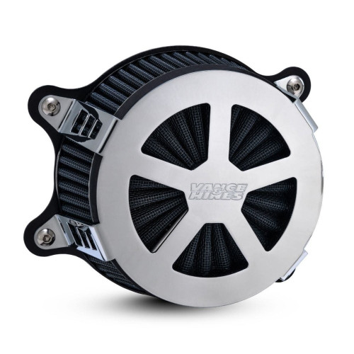 PartzBiz HD: 4400669-Vance & Hines 71462 Chrome VO2 Radiant V Air Cleaner Harley Milwaukee 8 M8 FX FLH | 71462 PartzBiz HD: 4400669-Vance & Hines 71462 Chrome VO2 Radiant V Air Cleaner Harley Milwaukee 8 M8 FX FLH | 71462