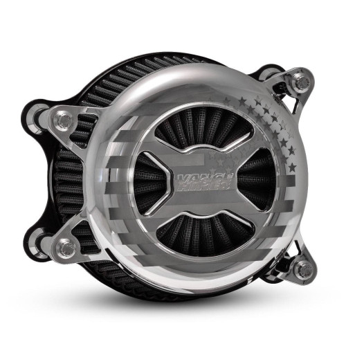 PartzBiz HD: 4400641-Vance & Hines 72343FG Chrome VO2 America Billet Air Intake Cleaner Harley TBW 08-17 | 72343FG PartzBiz HD: 4400641-Vance & Hines 72343FG Chrome VO2 America Billet Air Intake Cleaner Harley TBW 08-17 | 72343FG