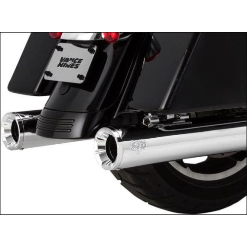 PartzBiz HD: 4400652-Vance & Hines All Chrome 4 ” Eliminator 400 Slip Ons ท่อไอเสีย Harley 2017 FLH/T | 16714 PartzBiz HD: 4400652-Vance & Hines All Chrome 4 ” Eliminator 400 Slip Ons ท่อไอเสีย Harley 2017 FLH/T | 16714