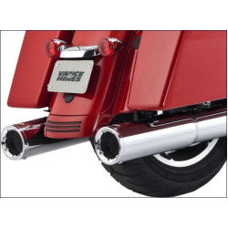 PartzBiz HD VH-16463 - Vance & Hines Chrome 4.5” ท่อสลิปออนประสิทธิภาพสูง Harley FL 2017 | 16463 PartzBiz HD VH-16463 - Vance & Hines Chrome 4.5” ท่อสลิปออนประสิทธิภาพสูง Harley FL 2017 | 16463