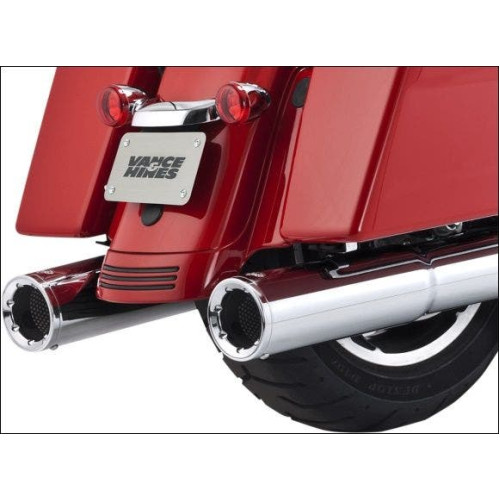 PartzBiz HD: 4400628-Vance & Hines Chrome 4.5” ท่อสลิปออนประสิทธิภาพสูง Harley FL 2017 | 16463 PartzBiz HD: 4400628-Vance & Hines Chrome 4.5” ท่อสลิปออนประสิทธิภาพสูง Harley FL 2017 | 16463