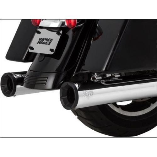PartzBiz HD: 4400599-Vance & Hines Chrome w/Blk Tips 4 ” Eliminator 400 Slip Ons ท่อเก็บเสียง Harley 2017 FLH | 16708 PartzBiz HD: 4400599-Vance & Hines Chrome w/Blk Tips 4 ” Eliminator 400 Slip Ons ท่อเก็บเสียง Harley 2017 FLH | 16708