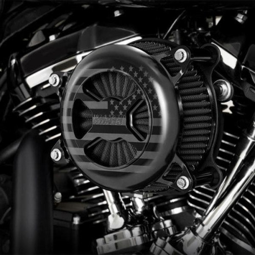 PartzBiz HD: 4400575-Vance & Hines 42045FG สีดำ VO2 America Billet Air Intake Cleaner Harley M8 FL | 42045FG PartzBiz HD: 4400575-Vance & Hines 42045FG สีดำ VO2 America Billet Air Intake Cleaner Harley M8 FL | 42045FG