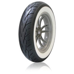 PartzBiz HD VR1305023WW - Vee Rubber 130/50/B23 Vrm-302 Twin White Wall Front Tire