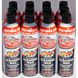 PartzBiz HD FW1x 12 - Waterless Wash & Wax Fastwax สเปรย์ FW1 สามารถขจัดคราบสกปรกจากน้ำมันดิน 12 Pack - FW1 PartzBiz HD FW1x 12 - Waterless Wash & Wax Fastwax สเปรย์ FW1 สามารถขจัดคราบสกปรกจากน้ำมันดิน 12 Pack - FW1