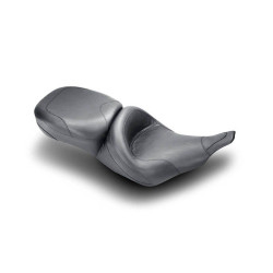 PartzBiz HD MD75449 - Mustang Smooth Style ไม่มีหมุด One Piece Ultra Touring Seat 97-07 FLHT FLTR | 75449
