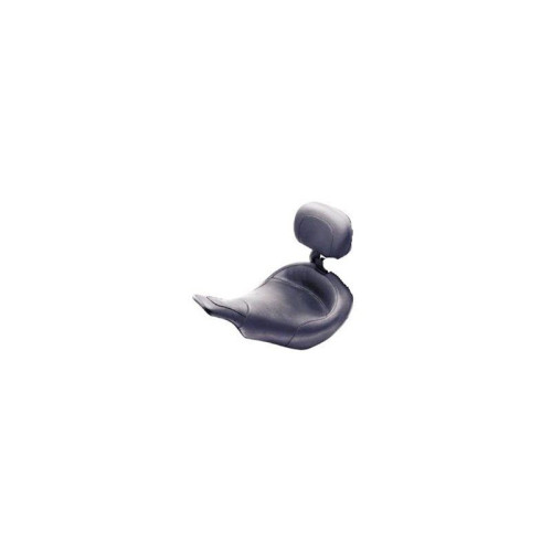 PartzBiz HD: 4400513-Wide Vintage No Studs Solo Seat พร้อมพนักพิงสำหรับ Harley 97-07 FLHT FLTR | 79127 PartzBiz HD: 4400513-Wide Vintage No Studs Solo Seat พร้อมพนักพิงสำหรับ Harley 97-07 FLHT FLTR | 79127