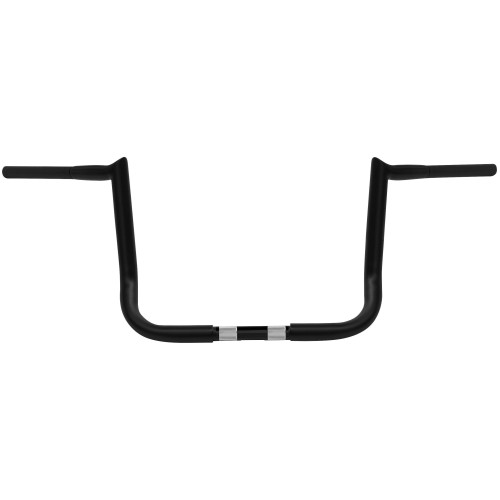 PartzBiz HD: 4400519-Wild 1 One Chubby Black 12" Ape Hanger Bagger Reaper Handlebars Harley 96up FLH | WO592B