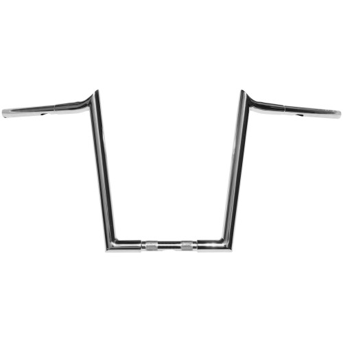 PartzBiz HD: 4400490-Wild 1 One Chubby Chrome 14" Ape Hanger Reaper Handlebars Harley FLTR FLHR Dyna | WO584 PartzBiz HD: 4400490-Wild 1 One Chubby Chrome 14" Ape Hanger Reaper Handlebars Harley FLTR FLHR Dyna | WO584
